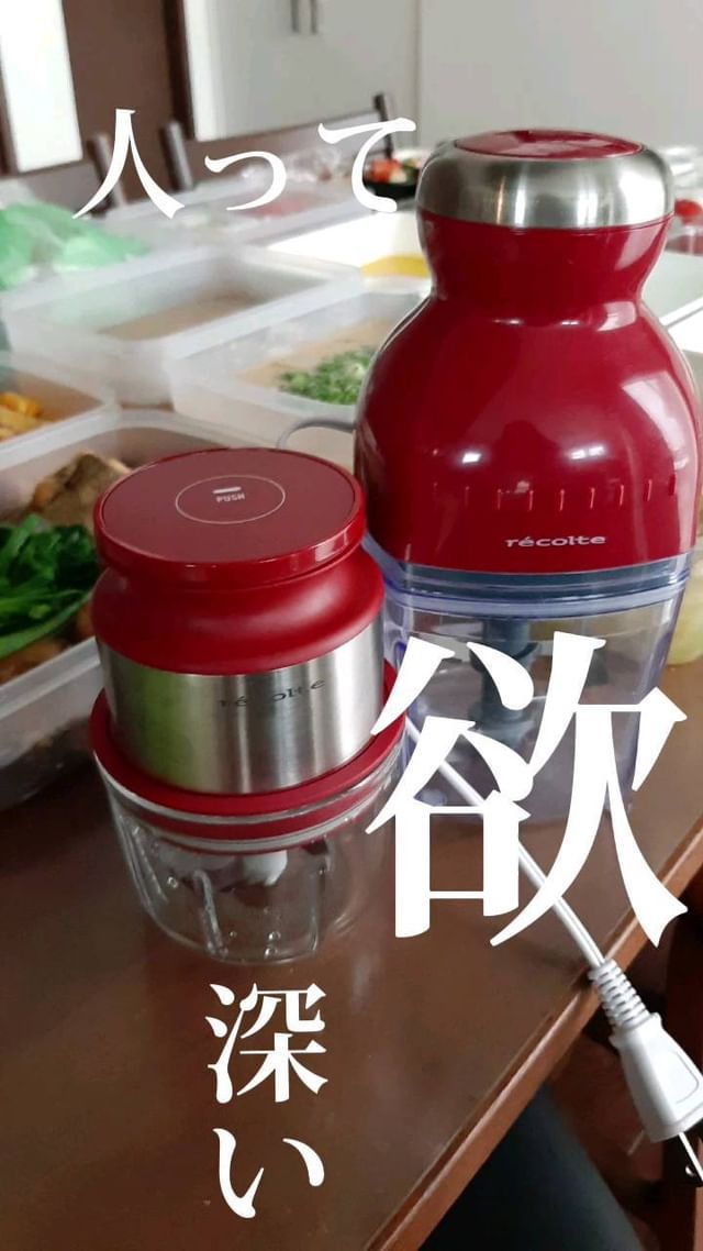 値下げ‼️新品未使用‼️レコルト　自動調理ポット　コードレスチョッパー レコルト コードレス ミニ チョッパー [RCP-5] recolte Cordless