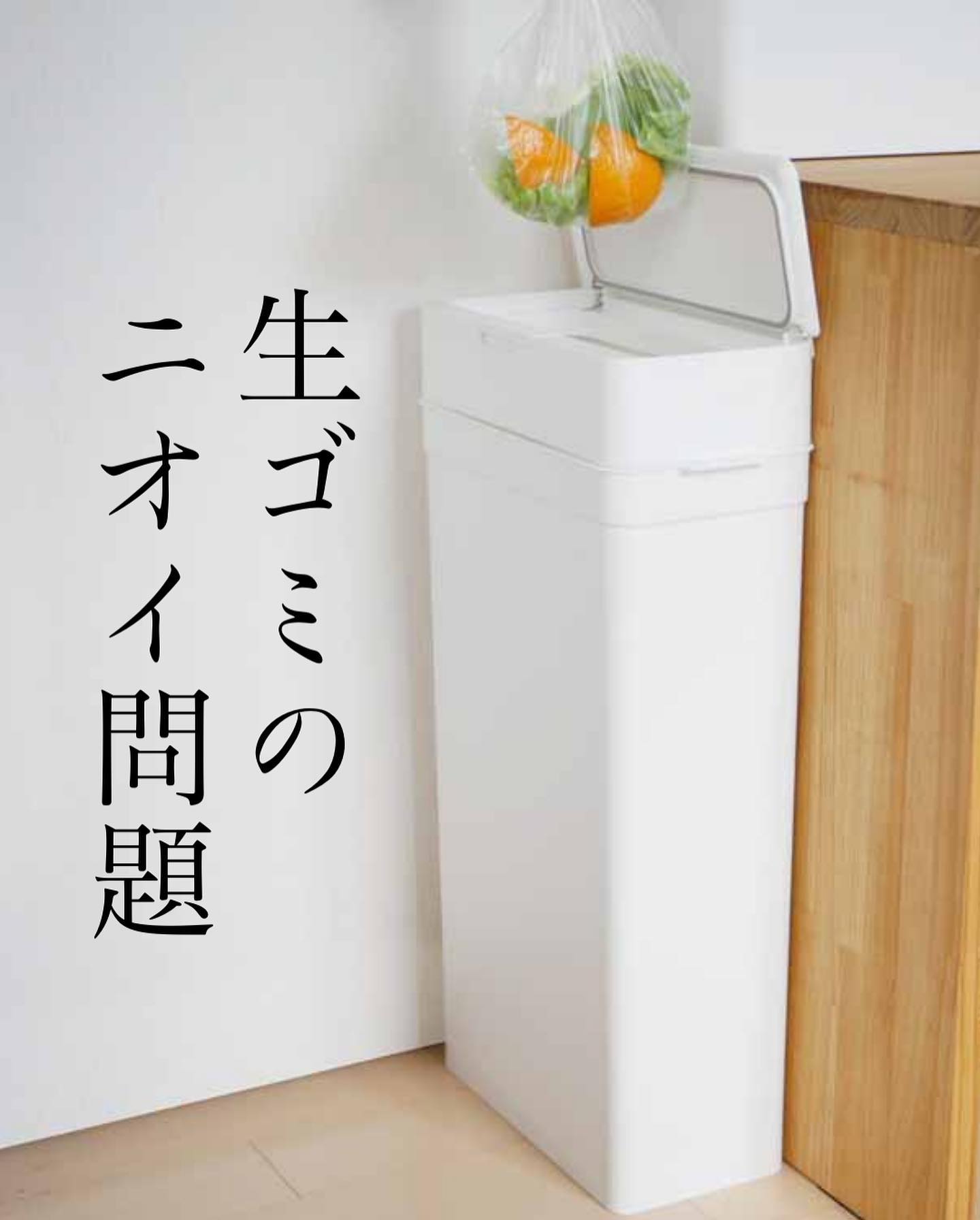 like-it】 シールズ45 密閉ダストボックス ホワイト｜リビング