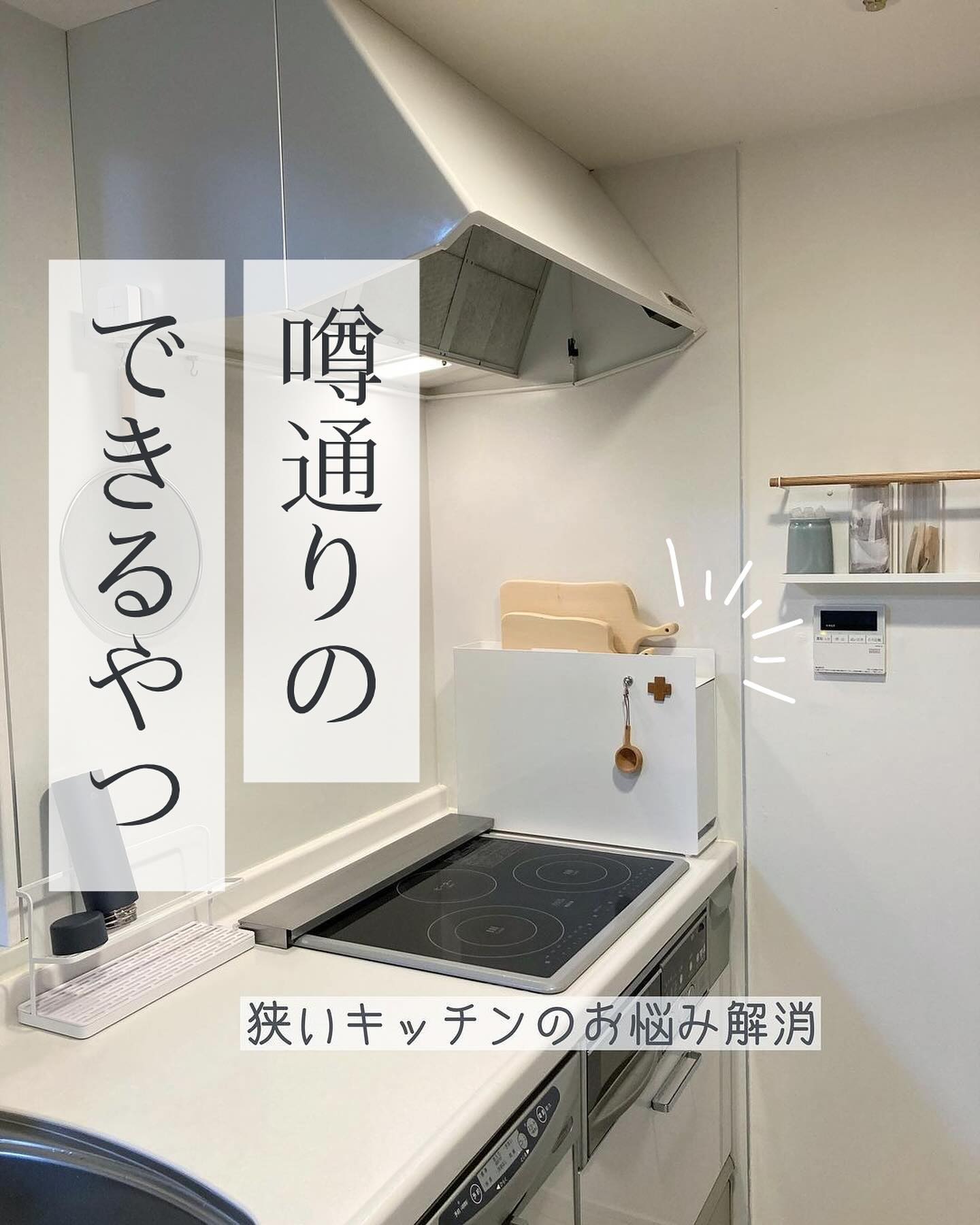tower】隠せる調味料ラック 2段｜キッチン用品,キッチン収納