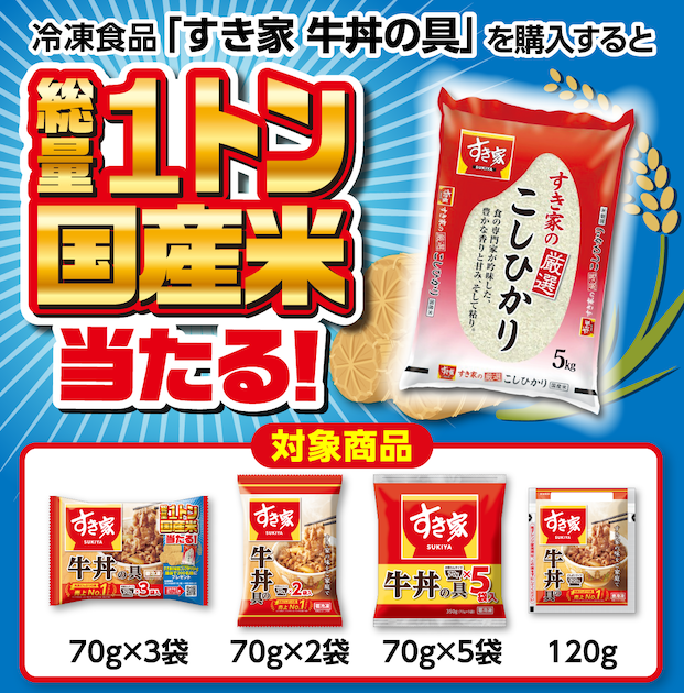 新品未使用 すき家 金の丼 キャンペーン当選品 【公式通販】